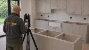 Image of Templater with Leica Machine